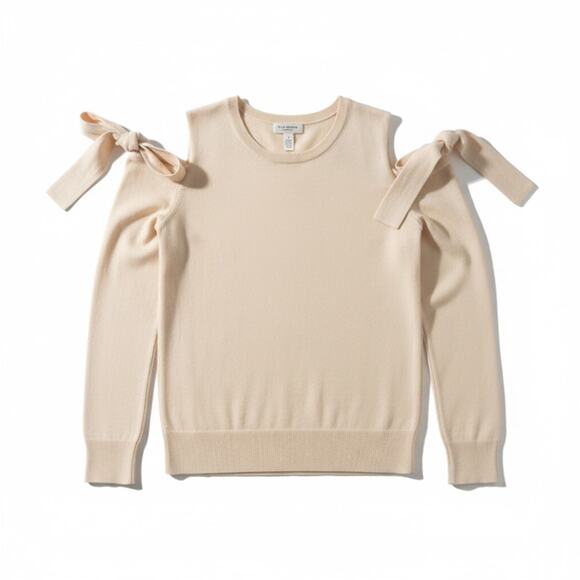 Club Monaco Cashmere Cream Sweater Small - Picture 6 of 6